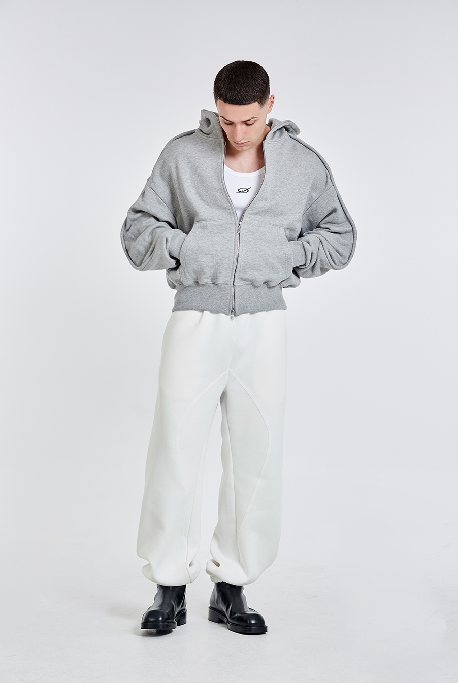 Lining Hoodie jacket - Grey