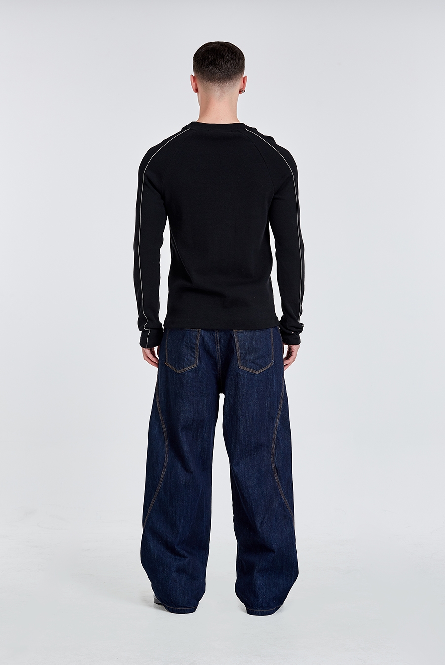 Tunnel lining wide pants - RAW