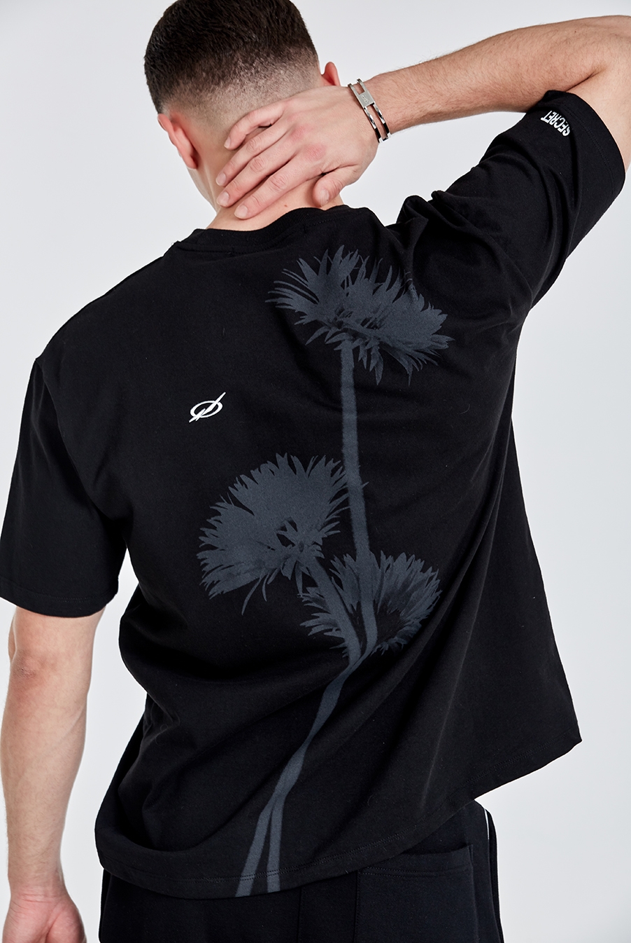 Flower T-shirt - Black