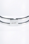Double Line Logo Bracelet