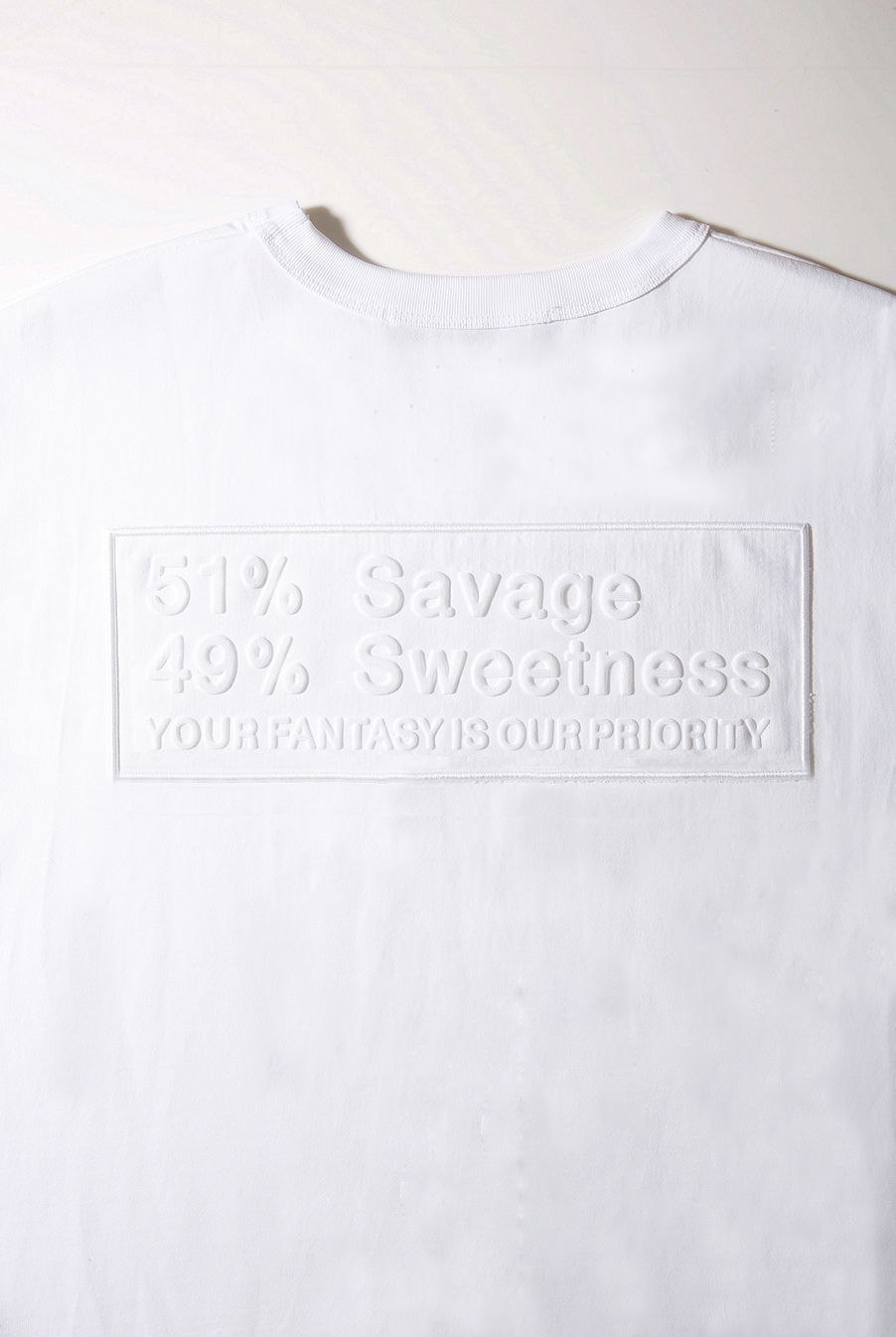 Slogan T-shirt - WHITE