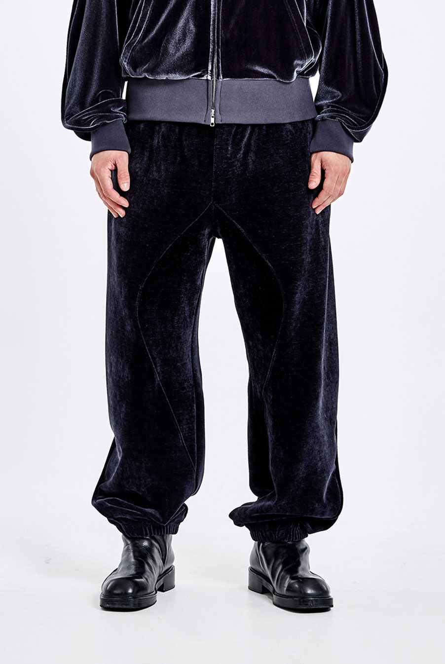 Triangle sweatpants - Navy