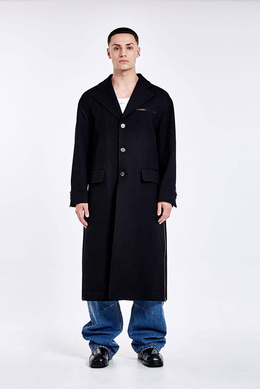 MAXI COAT - Black