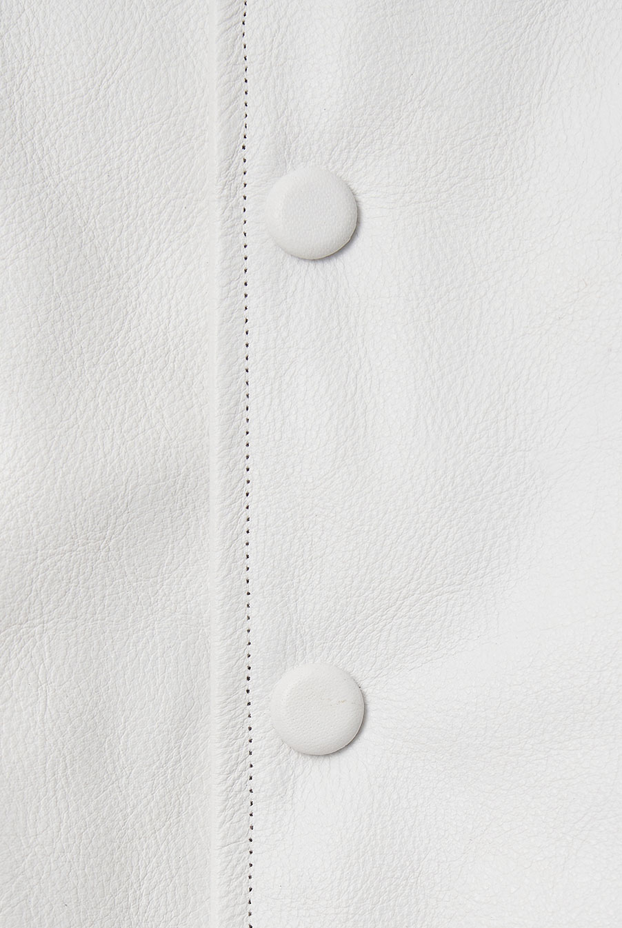 Bulky Varsity Jacket - White