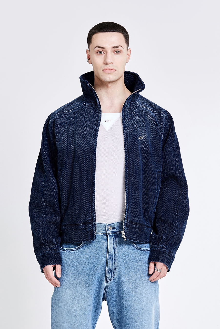 Tough Denim Jacket - blue