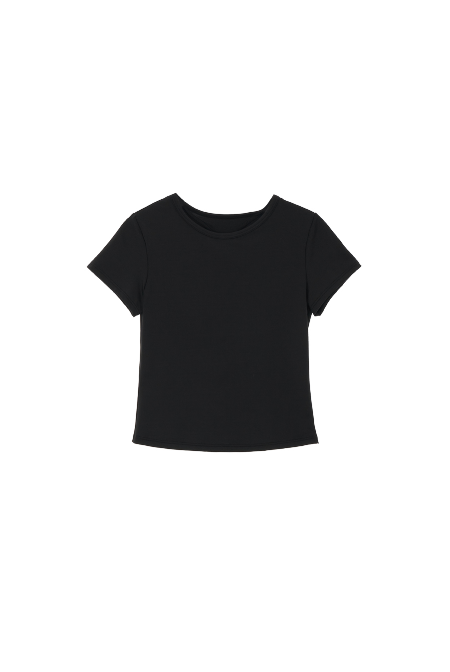 Logo T-back T-shirt - black(woman)