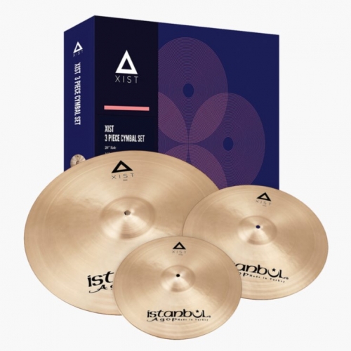 이스탄불 아곱 익시스트심벌3팩(무광)(14,16,20,가방, IXS3 Istanbul Agop Xist Normal Cymbal Set)