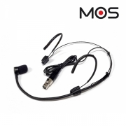 MOS 모스 헤드셋 마이크 3pin mini XLR 블랙색상 / HM-10(B)