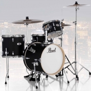 펄 미드타운 4기통 드럼세트 MT564/C-752 MIDTOWN 4-PC COMPACT DRUM SET 매트아스팔트블랙 (하드웨어 포함)