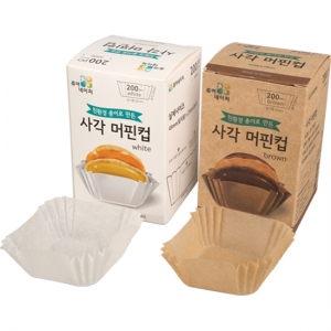 사각 머핀컵