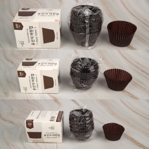 유산지 머핀컵-초코