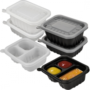 EH-사각반죽용기 300ml 3칸 400ml