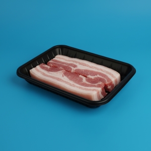 정육용기 사각트레이-4D