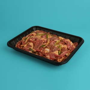 정육용기 사각트레이-8P