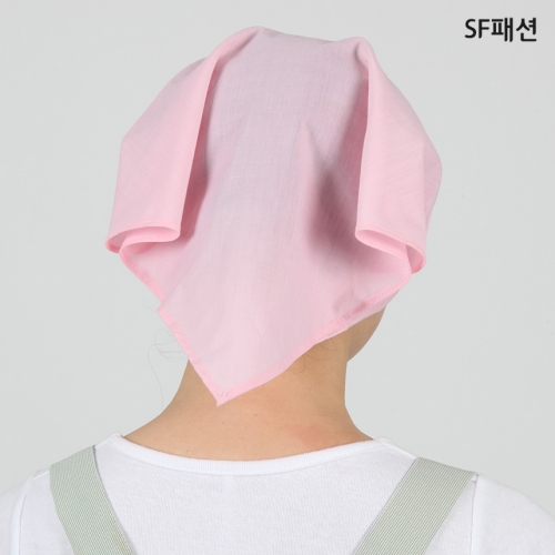 삼각형 벨크로두건 찍찍이 위생두건