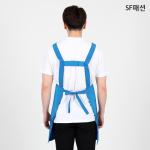 색동 포인트 H형 개량 한복 앞치마 전통 한국기념품 명절 추석 설날 행사 이벤트