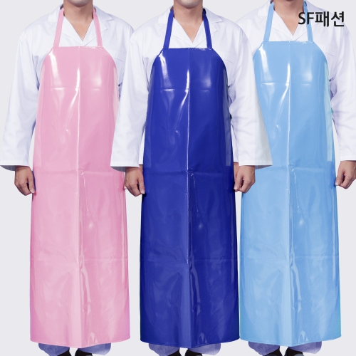 방수앞치마 주방 업소용 식당 비닐 우레탄 원피스 정육점 단체 양면 음식점