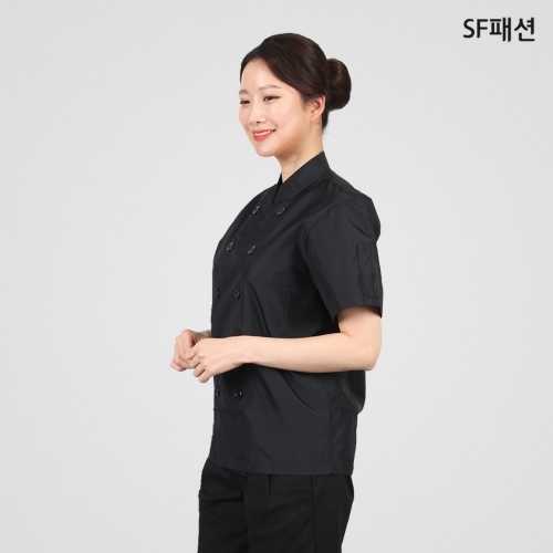 투버튼 기본 반팔 쿡복 조리복