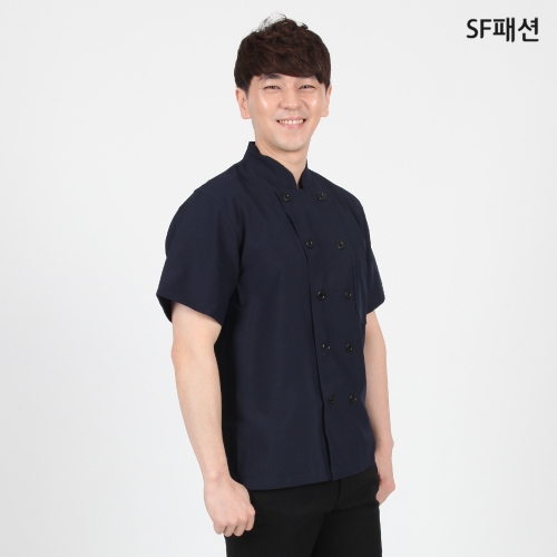 투버튼 기본 반팔 쿡복 조리복
