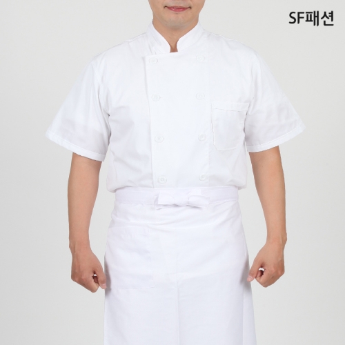 투버튼 기본 반팔 쿡복 조리복