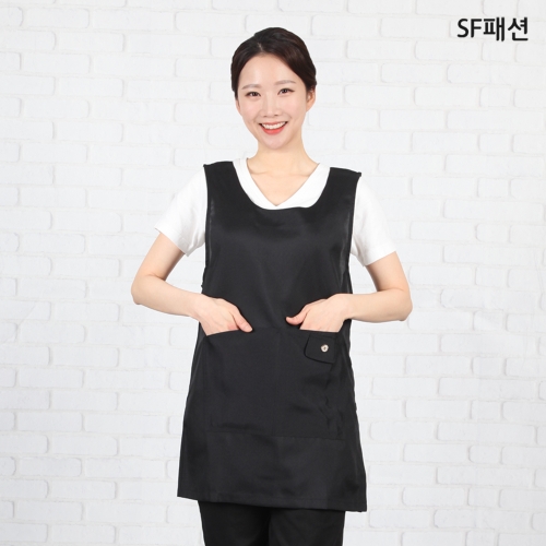컬러9종 포포켓 원피스 앞치마 유니폼 앞치마 가운
