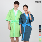 글로시 사우나가운 남녀공용 나이트가운