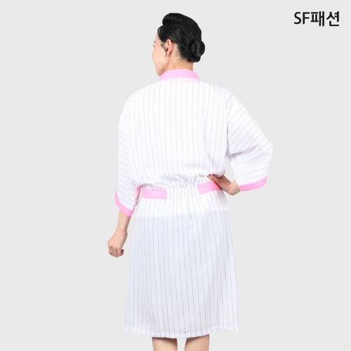 줄지밴딩 사우나 가운 남녀공용 나이트