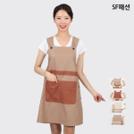 단추 오버롤 앞치마 서빙복 화실앞치마