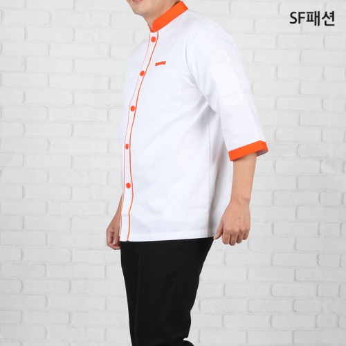30수 얇은 7부 쿡복 조리복
