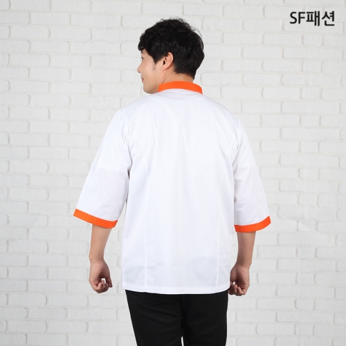 30수 얇은 7부 쿡복 조리복