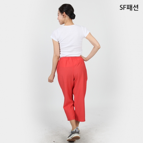 세상편한 기본무지 밴딩바지 고무줄바지