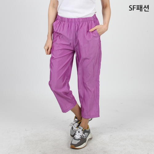 세상편한 기본무지 밴딩바지 고무줄바지