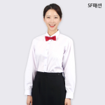 여성 기본 긴팔 블라우스 교복 흰셔츠