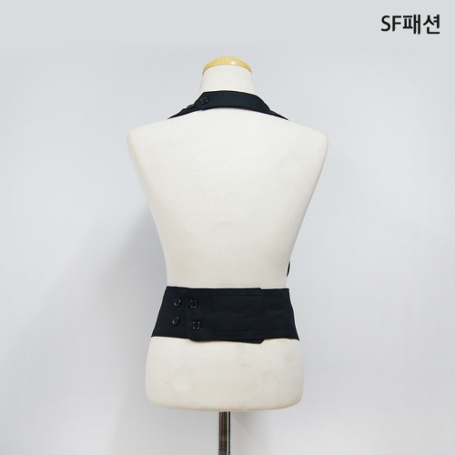 무채색 무등판 조끼 유니폼 사이즈 L-XL