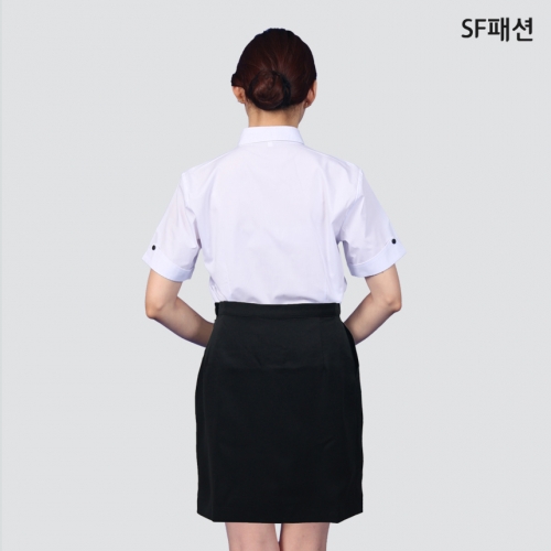 검정 무지 기본조끼 치마바지 유니폼