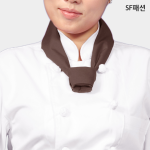 얇은 컬러 타이 요리사 스카프
