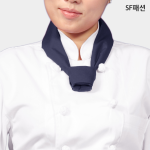 얇은 컬러 타이 요리사 스카프