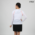 시스루 트레이닝 후드집업 스포츠웨어