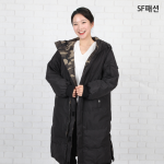 남녀공용 양면 롱패딩 웰론솜 단체패딩 벤치코트
