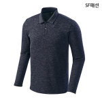 벌집 기모 티셔츠 겨울 카라티