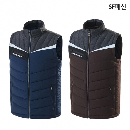 타스란 하이넥 패딩 조끼