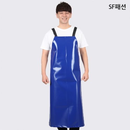 H형 롱 방수 앞치마 양면방수 정육 수산 사내 식당 급식 조리