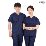 브이넥 간호복 수술복 상하세트 SFMM01
