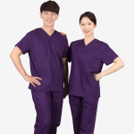 브이넥 간호복 수술복 상하세트 SFMM01