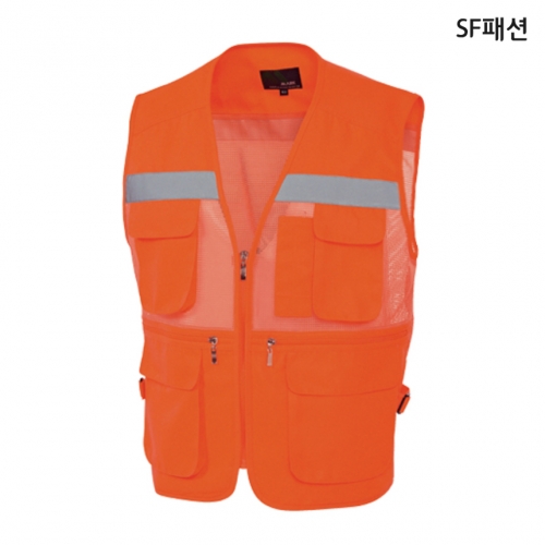 TC 망사 V-조끼 형광조끼 안전 조끼