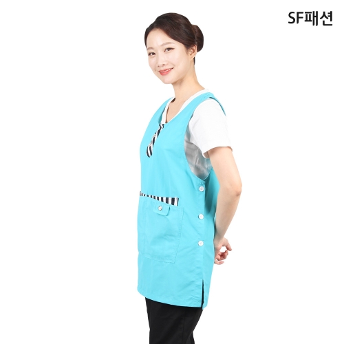 큰주머니 원피스형 앞치마