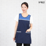 가벼운 경량 블루망사 앞치마