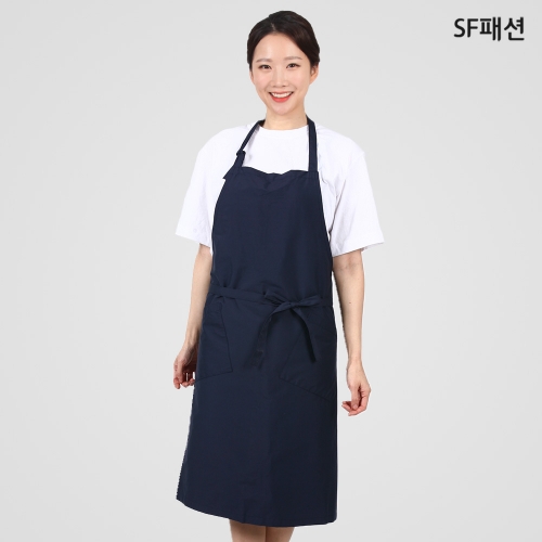 목걸이형 롱 앞치마