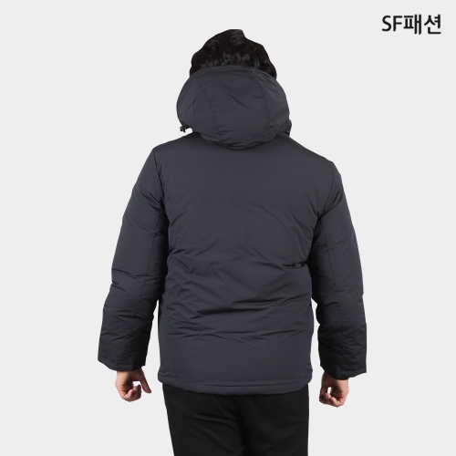 탈부착 후드 오리털 패딩 점퍼