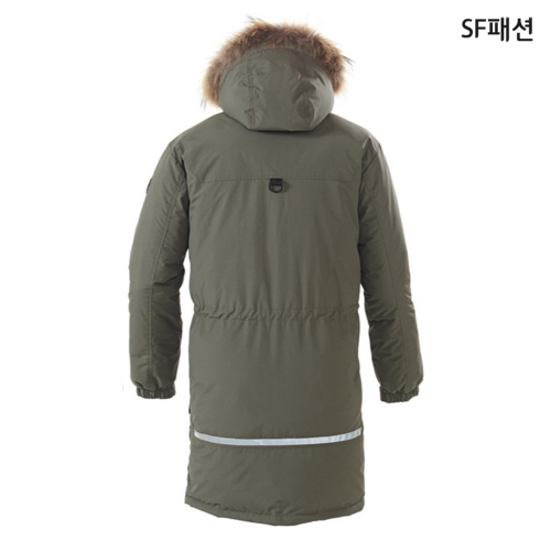 남녀공용 웰론 라쿤털 롱 파카 점퍼 패딩